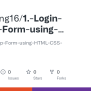 GitHub - Tsbcoding16/1.-Login-Signup-Form-using-HTML-CSS-Javascript: 1 ...
