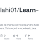 GitHub - IbadElahi01/Learn-Java: This Repo Is Made To Improve My Skills And To Help New ...