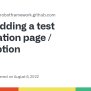 Adding A Test Automation Page / Description · Issue #273 ...