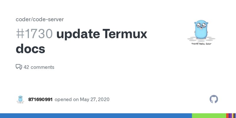 Code Server Docs Termux Md At Main Coder Code Server Github - Best Gradient Wallpapers in Retina