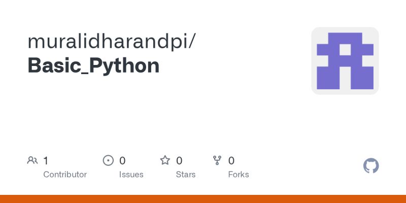 Github Kothale Python Starting From Basic - HD Dark Designs for Desktop