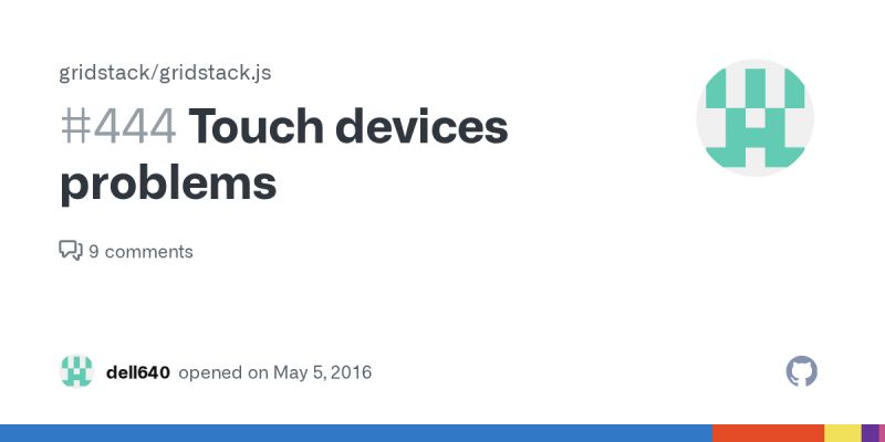 Touch Devices Problems Issue 444 Gridstack Gridstack Js Github - Landscape Design Collection - Desktop Quality