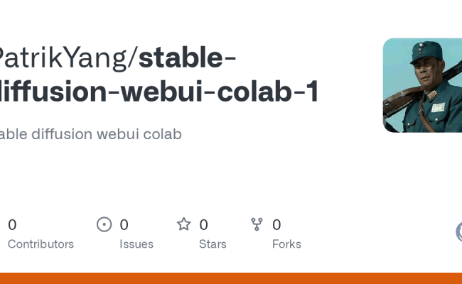 GitHub - PatrikYang/stable-diffusion-webui-colab-1: Stable Diffusion ...
