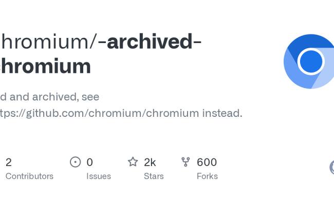 GitHub - Chromium/-archived-chromium: Old And Archived, See Https ...