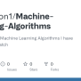 GitHub - Natkinson1/Machine-Learning-Algorithms: A Collection Of ...