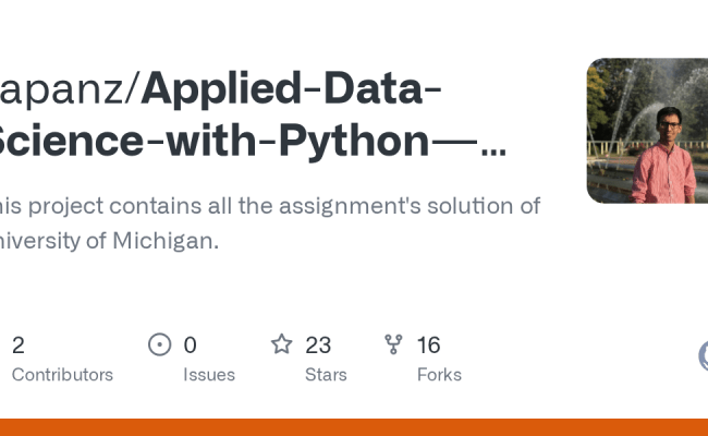 GitHub - Sapanz/Applied-Data-Science-with-Python---Coursera: This ...