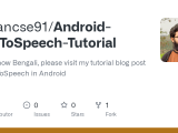 Github Hasancse91 Android Texttospeech Tutorial If You Know Bengali