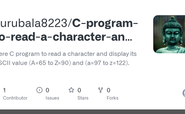 GitHub - Gurubala8223/C-program-to-read-a-character-and-display-its ...
