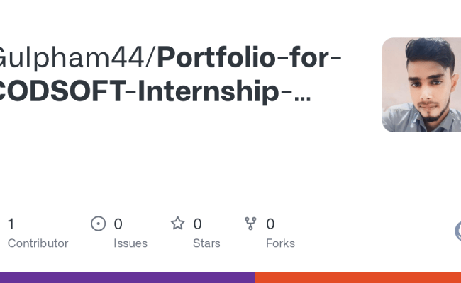 GitHub - Gulpham44/Portfolio-for-CODSOFT-Internship-Using-HTML-And-CSS