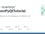 Github Juan Suarezp Pythonpyqttutorial Tutorial De Qt Con Qt