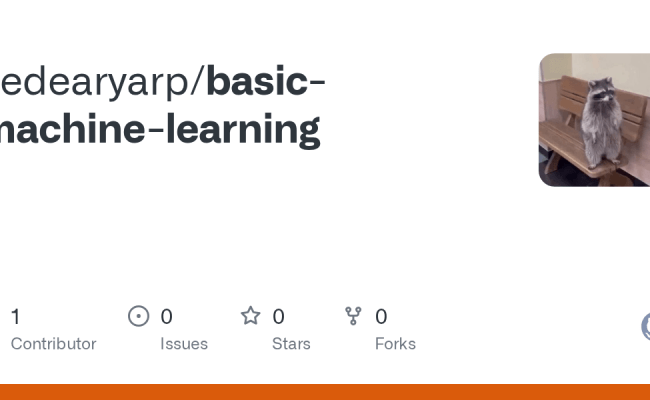 GitHub - Gedearyarp/basic-machine-learning