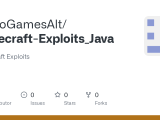 Github Retrogamesalt Minecraft Exploits Java Minecraft Exploits