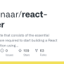 GitHub - Drminnaar/react-starter: A Basic Template That Consists Of The ...