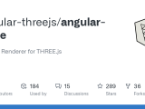 Github Angular Threejs Angular Three Angular Renderer For Three Js