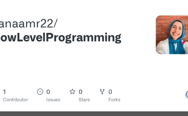 GitHub - Ranaamr22/LowLevelProgramming
