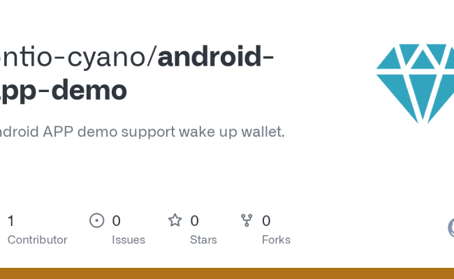 GitHub - Ontio-cyano/android-app-demo: Android APP Demo Support Wake Up ...