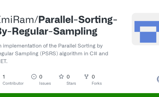 GitHub - EmiRam/Parallel-Sorting-By-Regular-Sampling: An Implementation ...