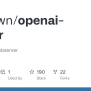 GitHub - Shawwn/openai-server: OpenAI API Webserver