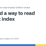 Add A Way To Read Current Index · Issue #21 · Osdnk/react-native ...