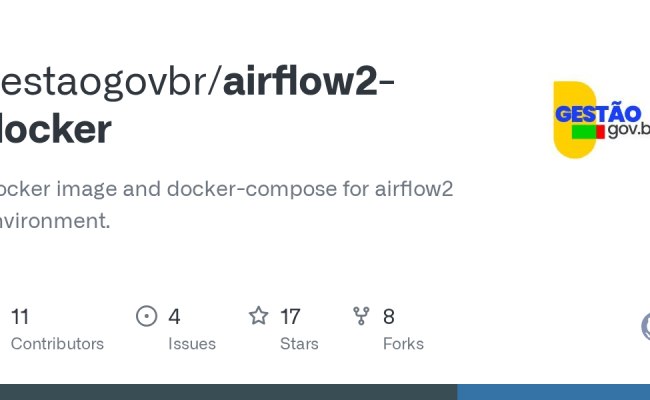 GitHub - Gestaogovbr/airflow2-docker: Docker Image And Docker-compose ...