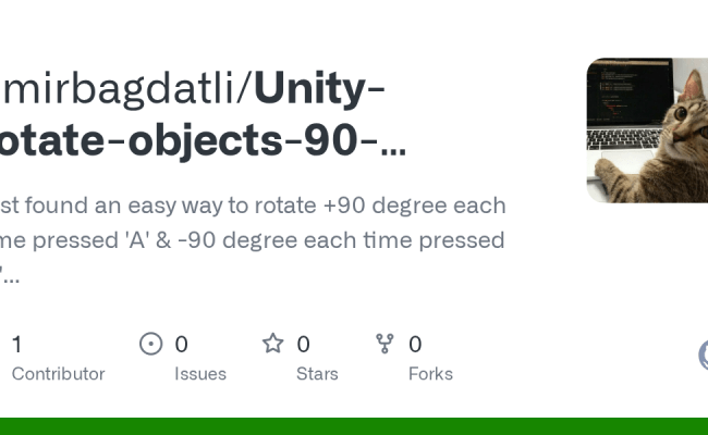 GitHub - Emirbagdatli/Unity-rotate-objects-90-degree-each-time-pressed ...