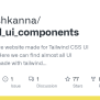 GitHub - Jsvigneshkanna/tailwind_ui_components: An Open-source Website ...