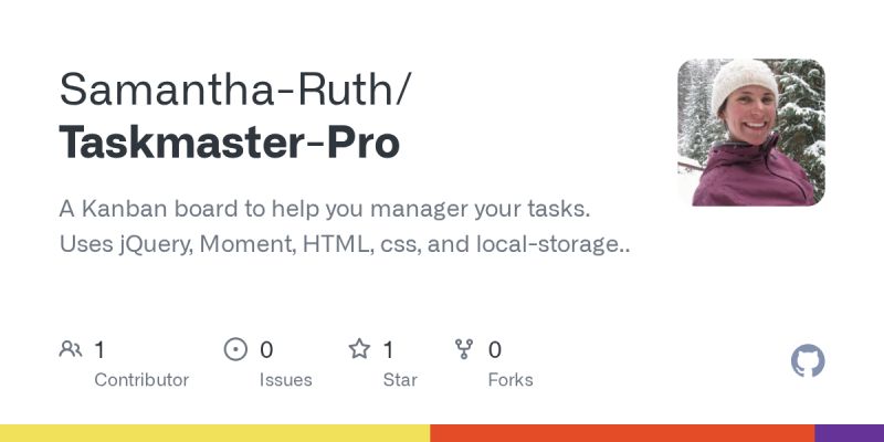 Github Samantha Ruth Taskmaster Pro A Kanban Board To Help You - Download Elegant Landscape Design | Ultra HD