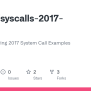 GitHub - Cs1730/syscalls-2017-spring: CSCI 1730 Spring 2017 System Call ...