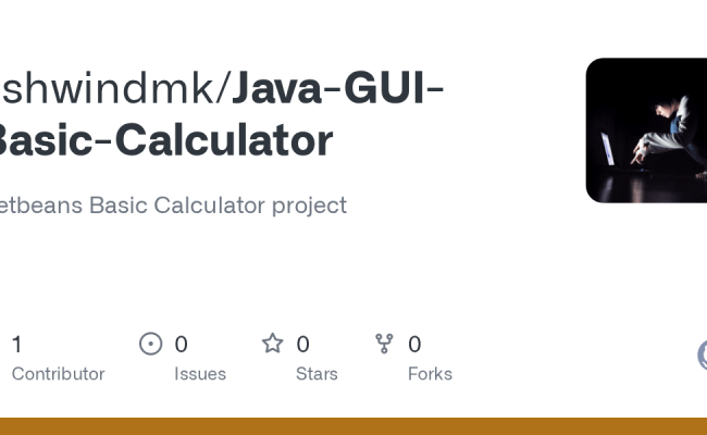 GitHub - Ashwindmk/Java-GUI-Basic-Calculator: Netbeans Basic Calculator ...