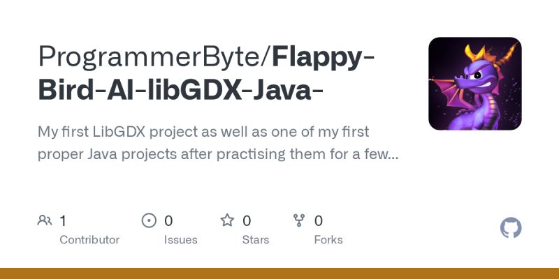 Github Programmerbyte Flappy Bird Ai Libgdx Java My First Libgdx Project As Well As One Of - Premium City Photo Gallery - Ultra HD