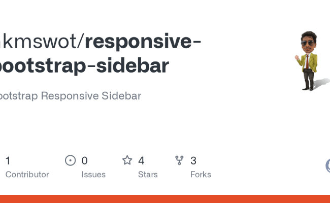 GitHub - Nkmswot/responsive-bootstrap-sidebar: Bootstrap Responsive Sidebar