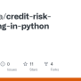 GitHub - Alardosa/credit-risk-modeling-in-python