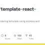 GitHub - Rherwig/template-react-ssr: Server-side Rendering Template Using Express And React 16