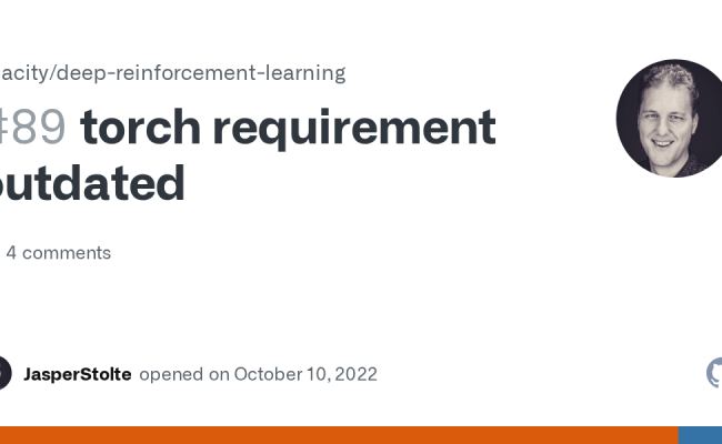 Torch Requirement Outdated · Issue #89 · Udacity/deep-reinforcement ...