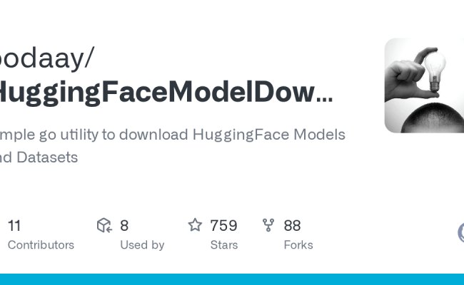 GitHub - Bodaay/HuggingFaceModelDownloader: Simple Go Utility To ...