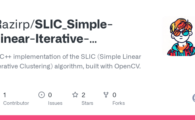 GitHub - Razirp/SLIC_Simple-Linear-Iterative-Clustering: A C++ ...