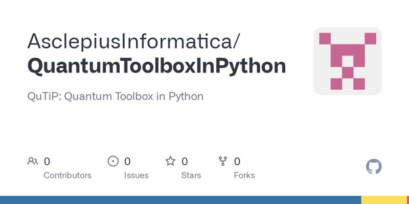 Github Asclepiusinformatica Quantumtoolboxinpython Qutip Quantum Toolbox In Python - High Resolution Geometric Designs for Desktop
