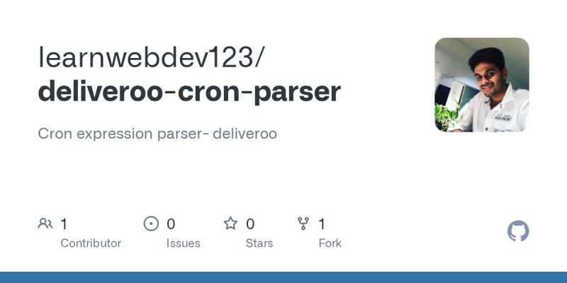Github Datasert Cronjs Javascript Cron Parser Validator Evaluator With Support For Special - Premium Gradient Illustration - HD
