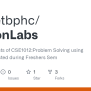 GitHub - Sanketbphc/PythonLabs: Lab Experiments Of CSE1012:Problem Solving Using Python ...