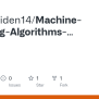 GitHub - Darkdraiden14/Machine-Learning-Algorithms-and-Programs