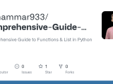 Github Muhammar933 Comprehensive Guide To Functions List In Python