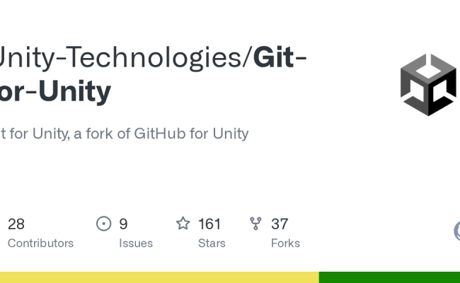 GitHub - Unity-Technologies/Git-for-Unity: Git For Unity, A Fork Of ...