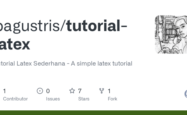 Tutorial-latex/tutoriaLatex.tex At Master · Bagustris/tutorial-latex ...