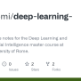 GitHub - Crisostomi/deep-learning-notes: Student Course Notes For The ...