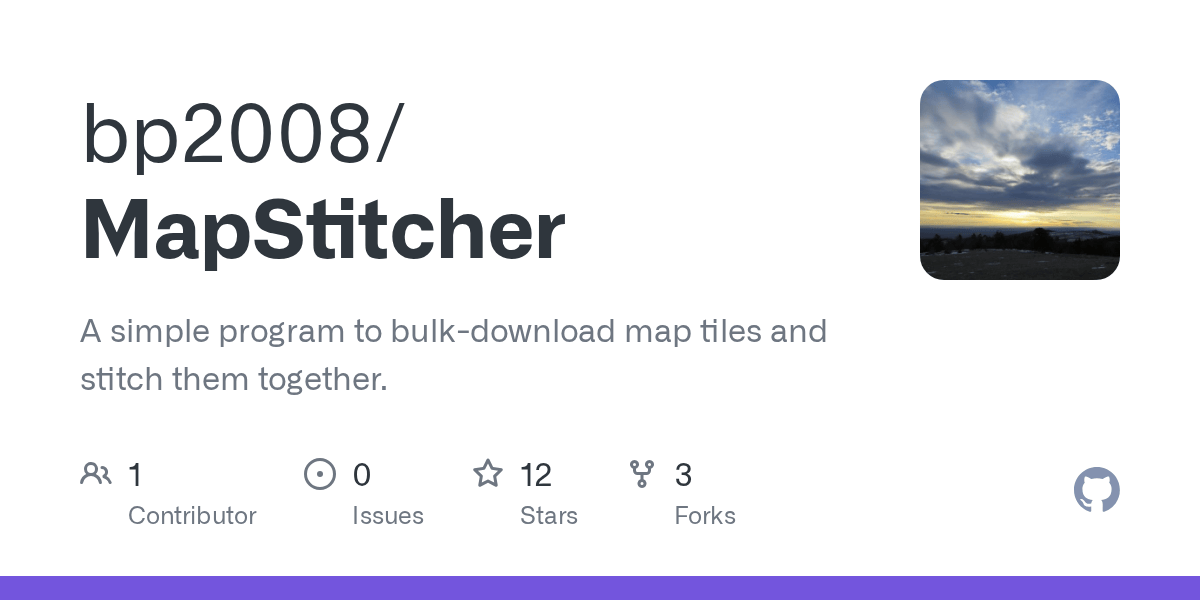 GitHub Bp2008 MapStitcher A Simple Program To Bulk Download Map MapStitcher