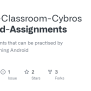 GitHub - Github-Classroom-Cybros/Android-Assignments: Add Assignments ...