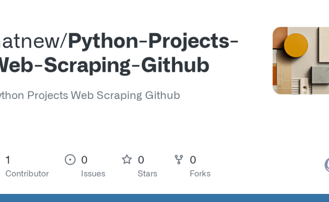 GitHub - Natnew/Python-Projects-Web-Scraping-Github: Python Projects ...