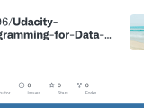 Github Suv96 Udacity Programming For Data Science With Python