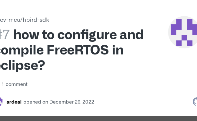 How To Configure And Compile FreeRTOS In Eclipse? · Issue #7 · Riscv ...
