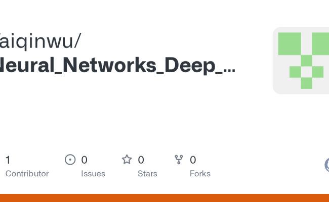 GitHub - Taiqinwu/Neural_Networks_Deep_Learning